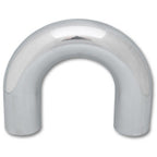 Vibrant 1.5in O.D. Universal Aluminum Tubing (180 degree Bend) - Polished Vibrant Aluminum Tubing