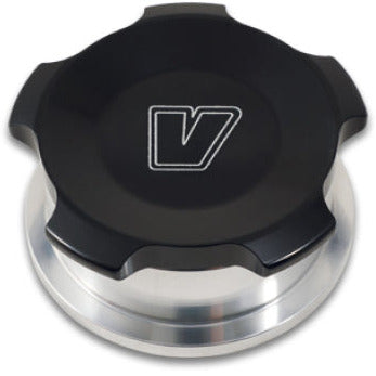 Vibrant 1.5in OD Aluminum Weld Bungs w/ Black Anodized Threaded Cap (incl. O-Ring) Vibrant Bungs