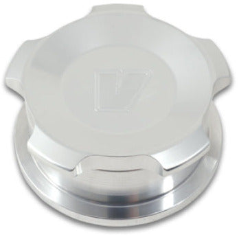 Vibrant 1.5in OD Aluminum Weld Bungs w/ Polished Aluminum Threaded Cap Vibrant Bungs