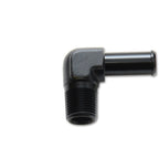 Vibrant 1/8 NPT to 1/4in Barb Straight Fitting 90 Deg Adapter - Aluminum Vibrant Fittings
