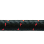 Vibrant -10 AN Two-Tone Black/Red Nylon Braided Flex Hose (10 foot roll) Vibrant Hoses