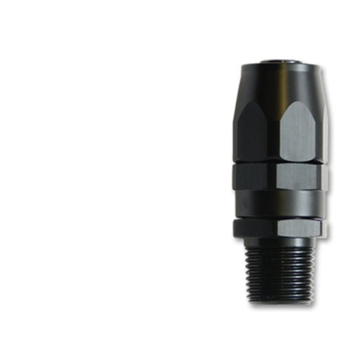 Vibrant -10AN Male NPT Straight Hose End Fitting - 3/8 NPT Vibrant Fittings