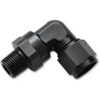 Vibrant -12AN to 1/2in NPT Female Swivel 90 Degree Adapter Fitting Vibrant Fittings