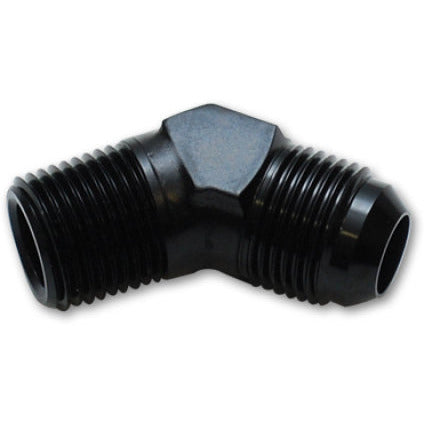 Vibrant -16AN to 1in NPT 45 Degree Elbow Adapter Fitting Vibrant Fittings