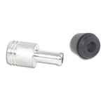 Vibrant 19mm (3/4in) O.D. Aluminum Vacuum Hose Fitting (includes Rubber Grommet) Vibrant Fittings