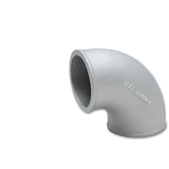Vibrant 2.5in O.D. Cast Aluminum Elbow (90 degree Tight Radius) Vibrant Aluminum Tubing