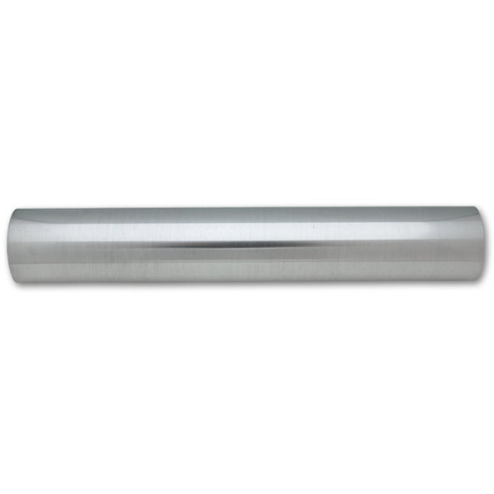 Vibrant 2.5in O.D. Universal Aluminum Tubing (18in long Straight Pipe) - Polished Vibrant Aluminum Tubing