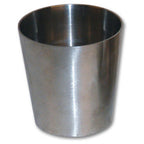 Vibrant 2.5in x 3in T304 Stainless Seel Straight (Concentric) Reducer Vibrant Steel Tubing