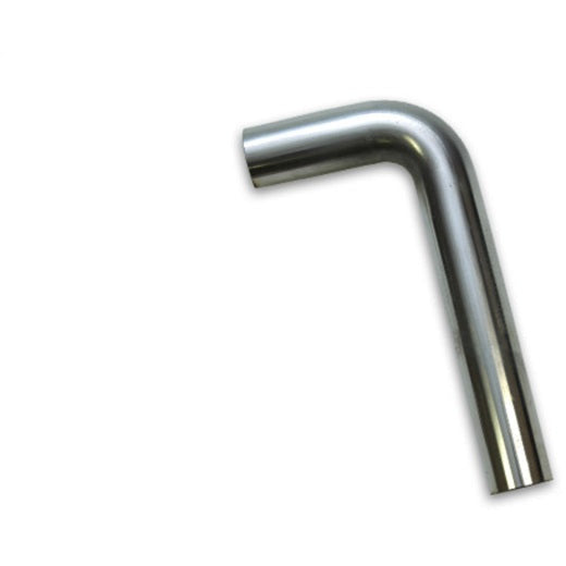 Vibrant 2in O.D. T304 SS 90 deg Mandrel Bend 4in x 12in leg lengths (2.5in Centerline Radius) Vibrant Steel Tubing
