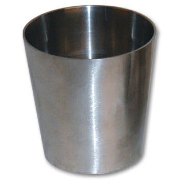 Vibrant 2in x 2.5in T304 SS Straight Reducer 2in long Vibrant Steel Tubing