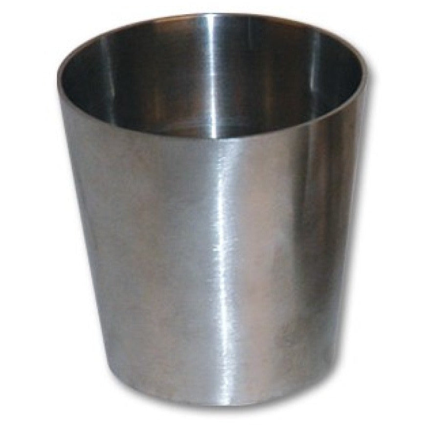 Vibrant 3.0in x 1.5in T304 Stainless Steel Straight Reducer - 6in Length Vibrant Steel Tubing
