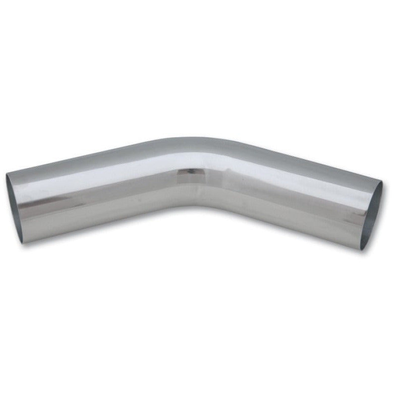 Vibrant 3.25in O.D. Universal Aluminum Tubing (45 Degree) 3.25in CLR 5in Leg Length Vibrant Aluminum Tubing