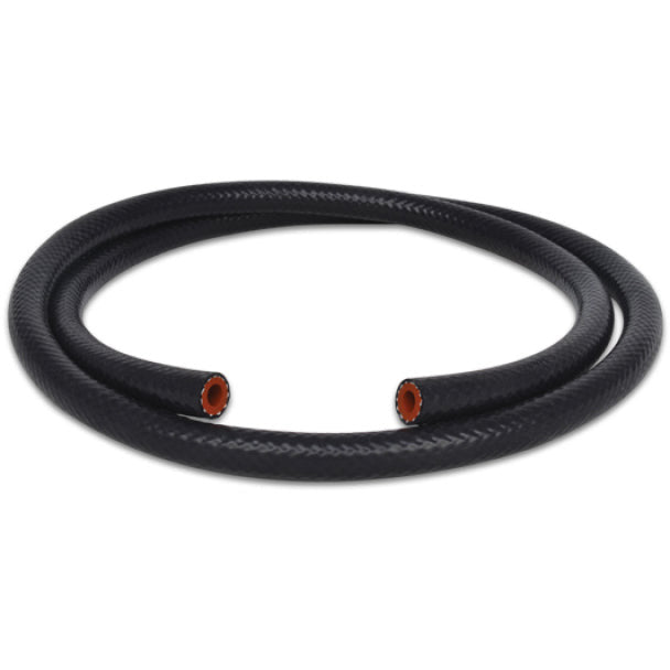 Vibrant 3/4in (19mm) I.D. x 20 ft. Silicon Heater Hose reinforced - Black Vibrant Hoses