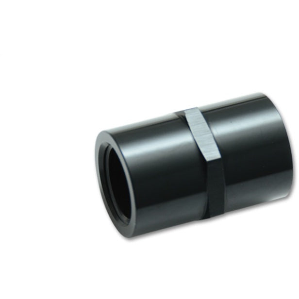 Vibrant 3/4in NPT Female Pipe Coupler Fitting - Aluminum Vibrant Fittings