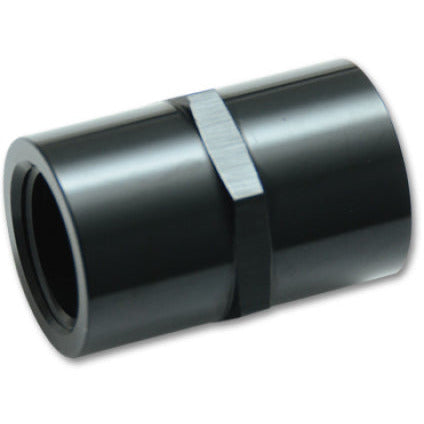 Vibrant 3/4in NPT Female Pipe Coupler Fitting - Aluminum Vibrant Fittings