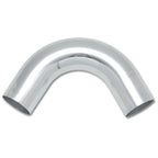 Vibrant 3.5in O.D. Universal Aluminum Tubing (120 degree Bend) - Polished Vibrant Aluminum Tubing