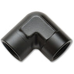 Vibrant 3/8in NPT 90 Degree Female Pipe Coupler Fitting Vibrant Fittings