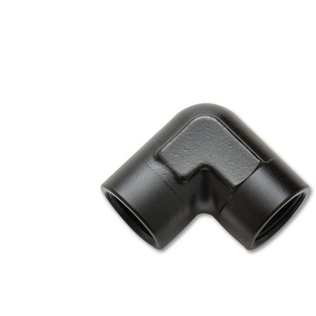 Vibrant 3/8in NPT 90 Degree Female Pipe Coupler Fitting Vibrant Fittings