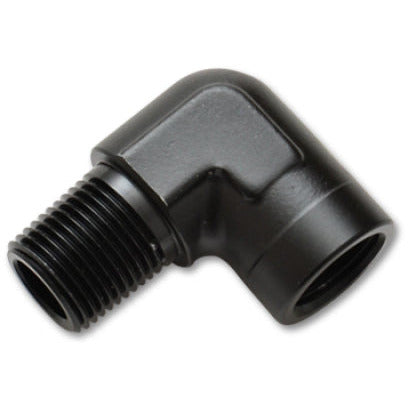 Vibrant 3/8in NPT Female to Male 90 Degree Pipe Adapter Fitting Vibrant Fittings