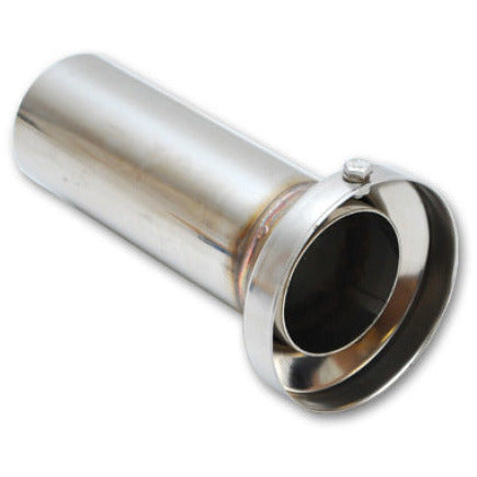 Vibrant 3.90in OD Low Inner Silencer Muffw/ 3.90in ID Single Wall Exh Tip2.5in OD Tuning Tube Vibrant Muffler