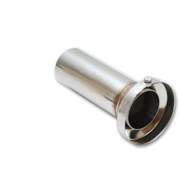 Vibrant 3.90in OD Low Inner Silencer Muffw/ 3.90in ID Single Wall Exh Tip2.5in OD Tuning Tube Vibrant Muffler