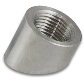 Vibrant 45 deg. Angled Oxygen Sensor Weld Bung T304 SS (M18 x 1.5 thread) - Retail Pack of 1 pc. Vibrant Bungs