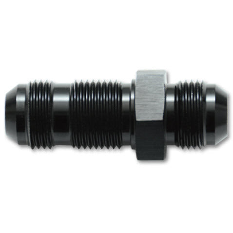 Vibrant -3AN Flare Straight Bulkhead Adapter Fitting - Aluminum Vibrant Fittings