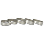 Vibrant 3in O.D. Titanium Pie Cuts - Set of 5 Vibrant Aluminum Tubing