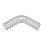 Vibrant 3in O.D. Universal Aluminum Tubing (60 degree Bend) - Polished Vibrant Aluminum Tubing