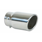 Vibrant 3in Round SS Bolt-On Exhaust Tip (Single Wall Angle Cut Rolled Edge) Vibrant Tips