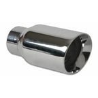 Vibrant 3in Round SS Exhaust Tip (Double Wall Angle Cut Beveled Outlet) Vibrant Tips