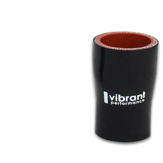 Vibrant 4 Ply Reducer Coupling 1in x 1.25in x 3in Long (BLACK) Vibrant Silicone Couplers & Hoses
