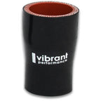 Vibrant 4 Ply Reducer Coupling 1in x 1.25in x 3in Long (BLACK) Vibrant Silicone Couplers & Hoses