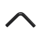 Vibrant 4 Ply Reinforced Silicone Elbow Connector - 1.25in ID x 8in Leg 90 Deg Elbow (BLACK) Vibrant Silicone Couplers & Hoses