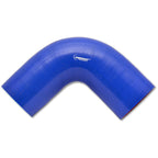 Vibrant 4 Ply Reinforced Silicone Elbow Connector - 2.5in I.D. - 90 deg. Elbow (BLUE) Vibrant Silicone Couplers & Hoses