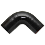 Vibrant 4 Ply Reinforced Silicone Elbow Connector - 2.75in I.D. - 90 deg. Elbow (BLACK) Vibrant Silicone Couplers & Hoses