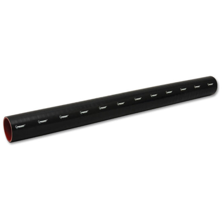 Vibrant 4 Ply Reinforced Silicone Straight Hose Coupling - 2.5in I.D. x 36in long (BLACK) Vibrant Silicone Couplers & Hoses
