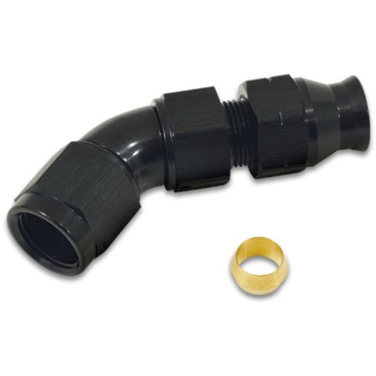 Vibrant 45 Degree 5/16in Tube to Female 6AN Adapter Vibrant Fittings