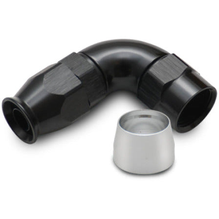 Vibrant -4AN 90 Degree Hose End Fitting for PTFE Lined Hose Vibrant Fittings