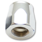 Vibrant -4AN Hose End Socket - Silver Vibrant Fittings