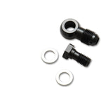 Vibrant -4AN Male Banjo Fitting 12mm x 1.0 Metric Aluminum + 2 Washers Vibrant Fittings