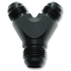 Vibrant -4AN x -4AN x -4AN Y-Adapter Fitting - Aluminum Vibrant Fittings