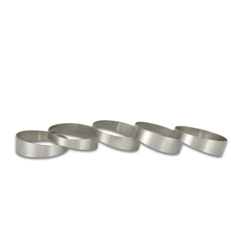 Vibrant 4in. O.D. Titanium Pie Cuts - Bag of 5 Vibrant Titanium Tubing