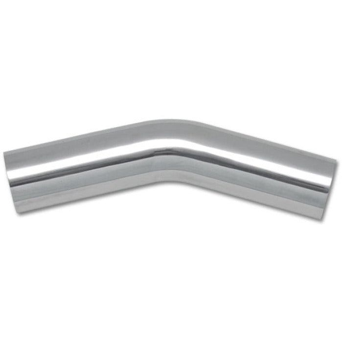 Vibrant 4in O.D. Universal Aluminum Tubing (30 degree Bend) - Polished Vibrant Aluminum Tubing