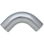 Vibrant 5in OD T6061 Aluminum Mandrel Bend 90 Degree - Polished Vibrant Aluminum Tubing