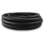 Vibrant -6 AN Black Nylon Braided Flex Hose (2 foot roll) Vibrant Hoses
