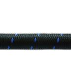Vibrant -6 AN Two-Tone Black/Blue Nylon Braided Flex Hose (5 foot roll) Vibrant Hoses