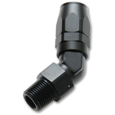Vibrant -6AN Male NPT 45Degree Hose End Fitting - 3/8 NPT Vibrant Fittings