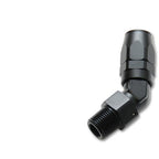 Vibrant -6AN Male NPT 45Degree Hose End Fitting - 3/8 NPT Vibrant Fittings