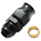 Vibrant -6AN Male to 5/16in Tube Adapter Fittings with Brass Olive Insert Vibrant Fittings